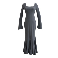 Slim-fit bag hips medium long fishtail skirt woman
