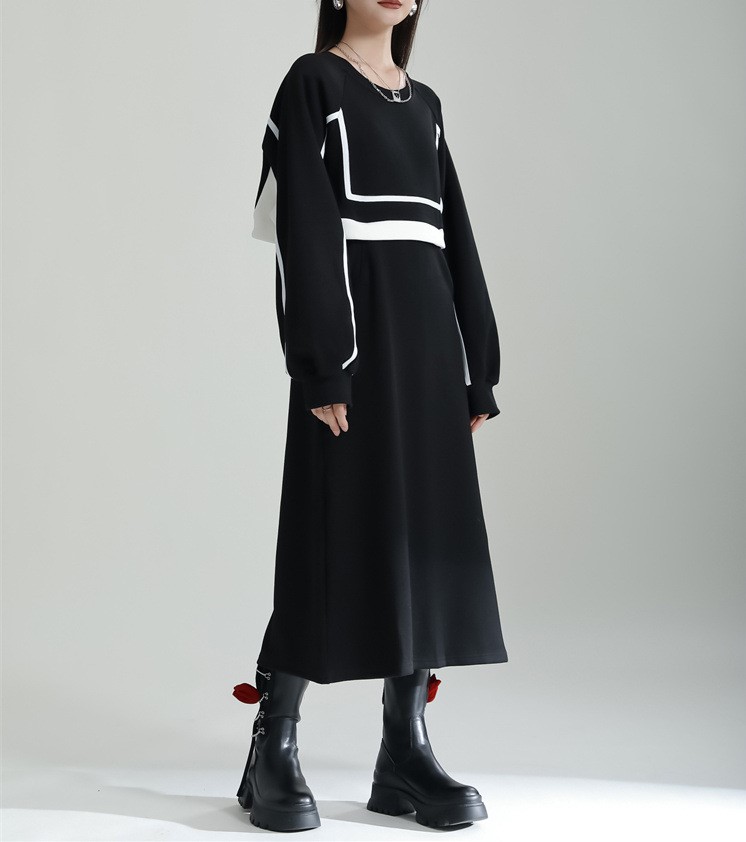 Black hoodie dress