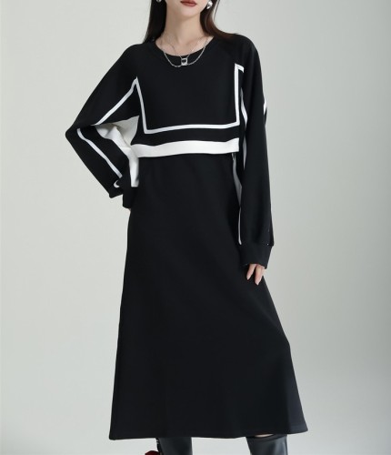 Black hoodie dress