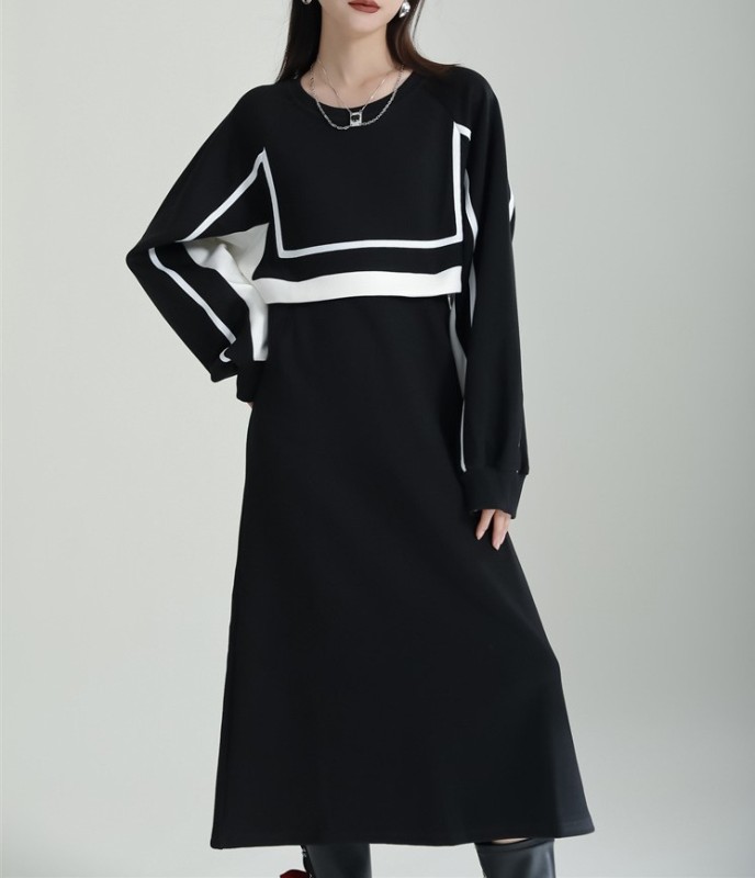 Black hoodie dress