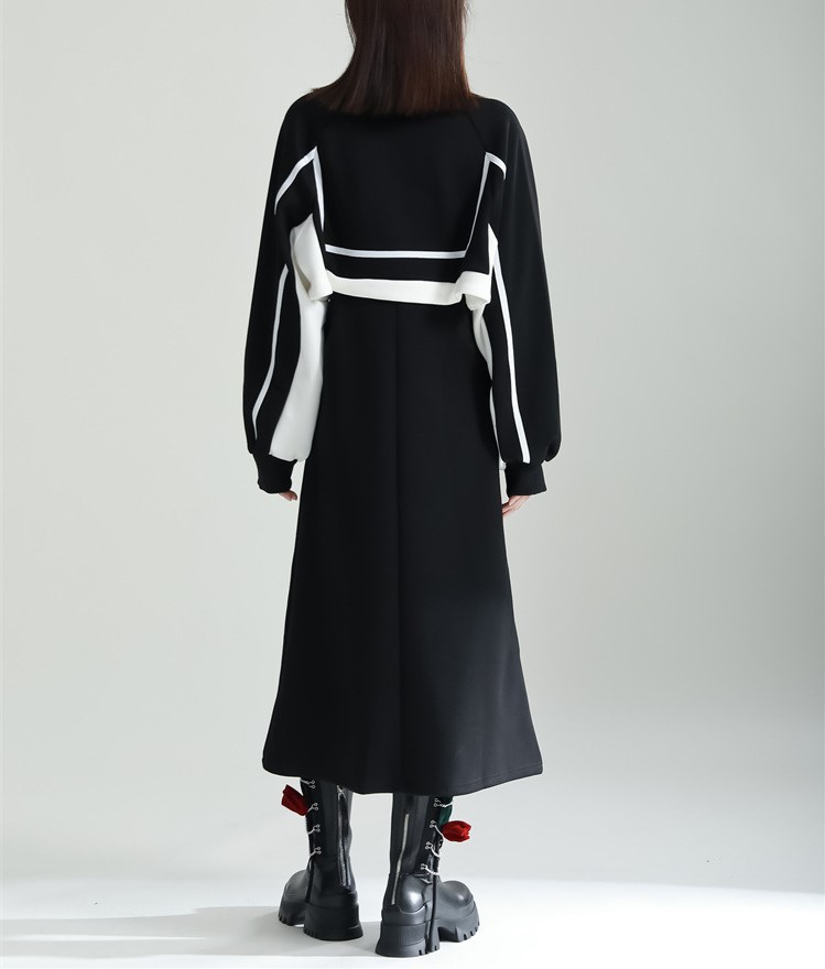 Black hoodie dress