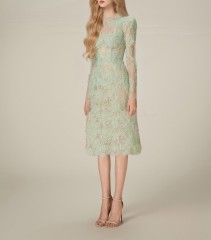 Lace mid length dress