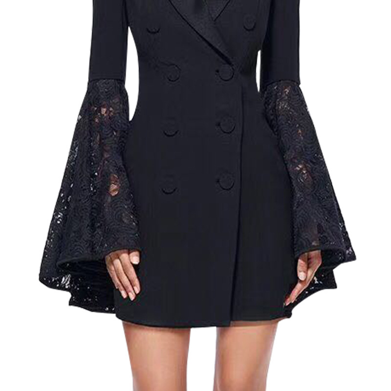 Black fashionable small suit jacket