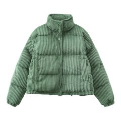 Fashionable and warm corduroy bread jacket