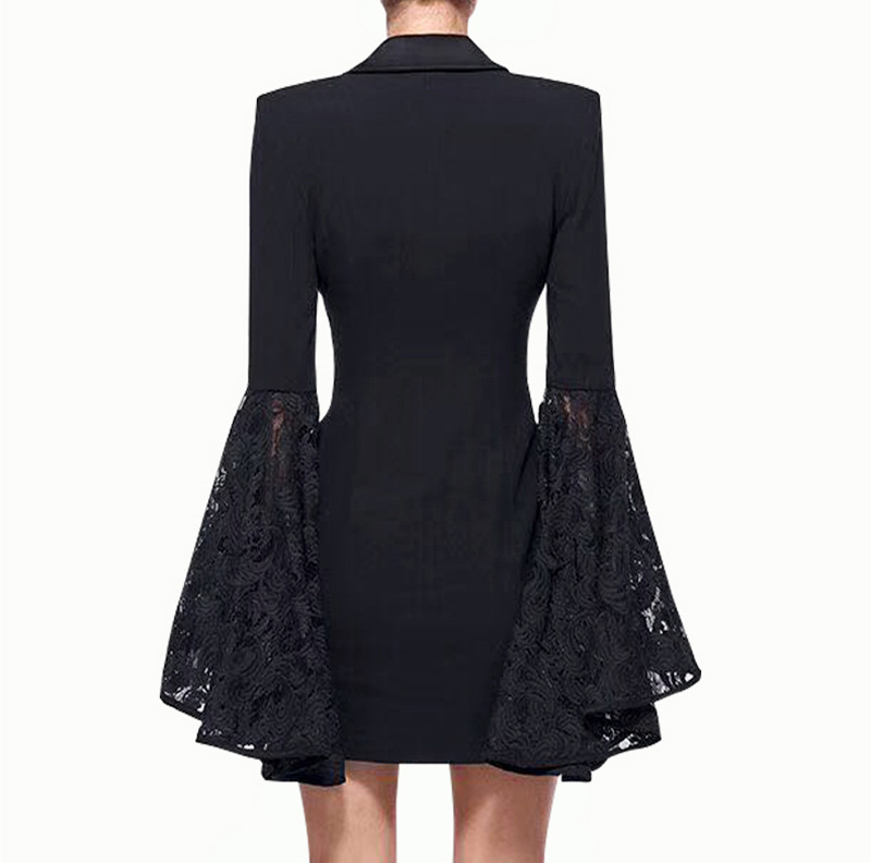 Black fashionable small suit jacket