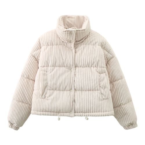 Fashionable and warm corduroy bread jacket