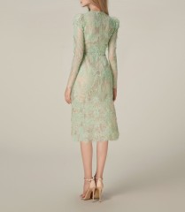 Lace mid length dress