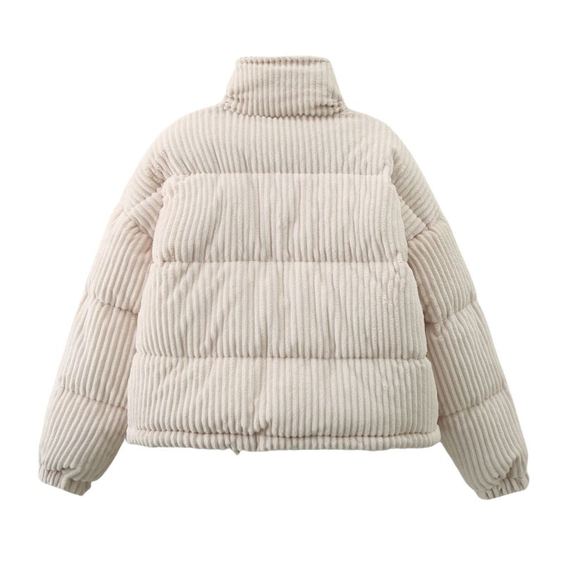 Fashionable and warm corduroy bread jacket