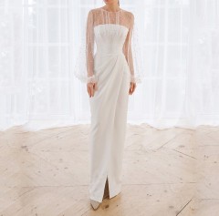 Sexy lace strapless dress