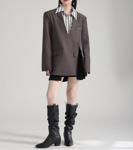 Fashionable retro suit jacket