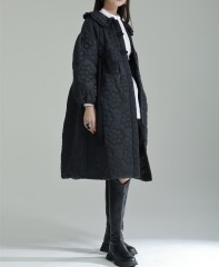 Lotus collar cotton jacket for women