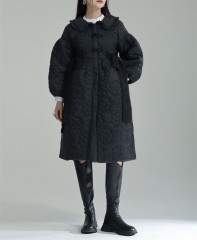 Lotus collar cotton jacket for women