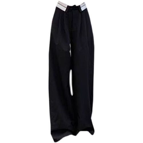 High waisted suit pants