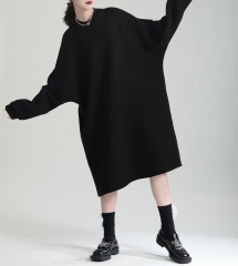 Loose fitting hoodie long sleeved skirt