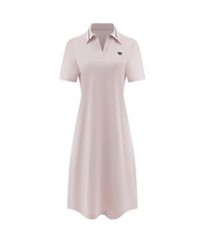 Short sleeved POLO dress for women