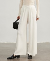 Knitted straight leg floor mop pants