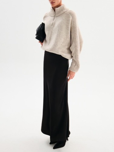 Knitted sweater jacket