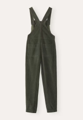 Corduroy casual shoulder pants