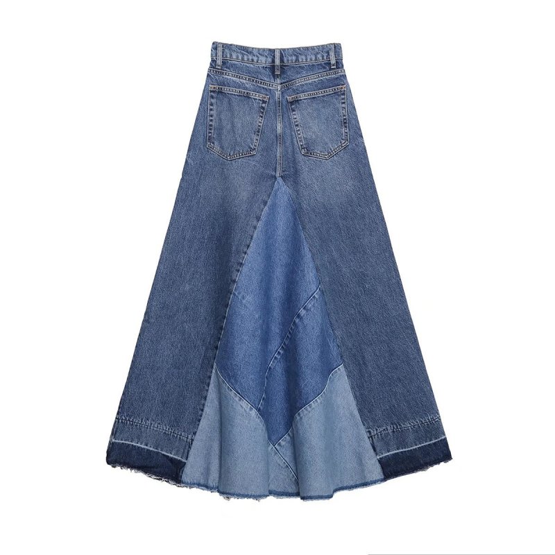 Street patchwork skirt