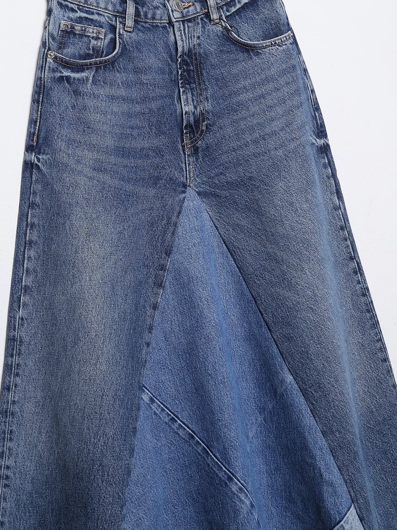 Street patchwork skirt