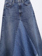 Street patchwork skirt