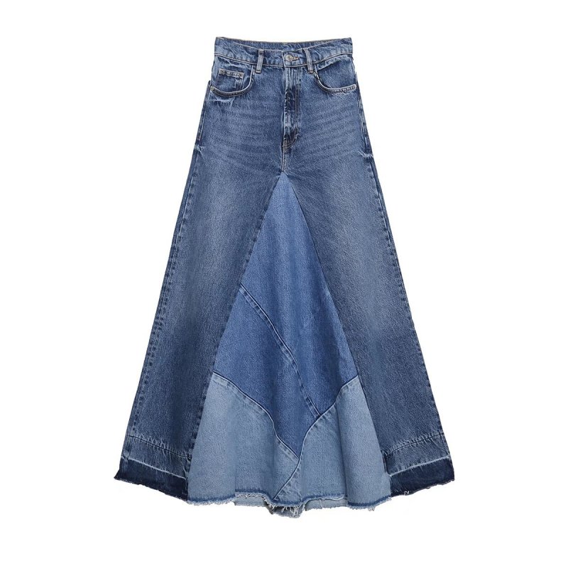 Street patchwork skirt
