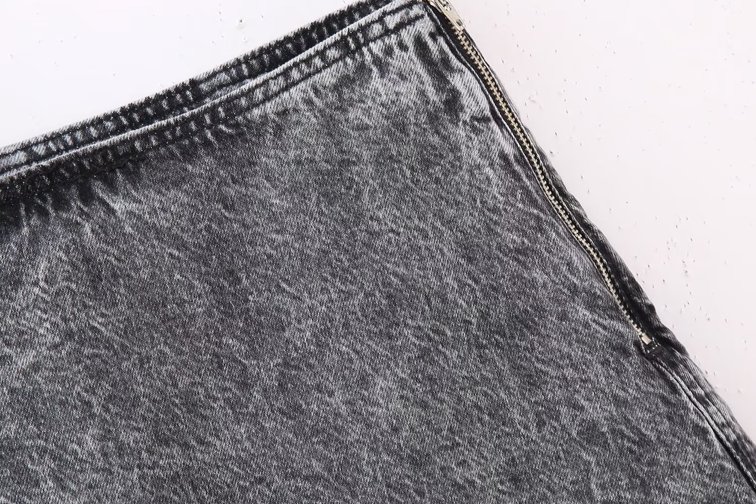 Old denim skirt for women