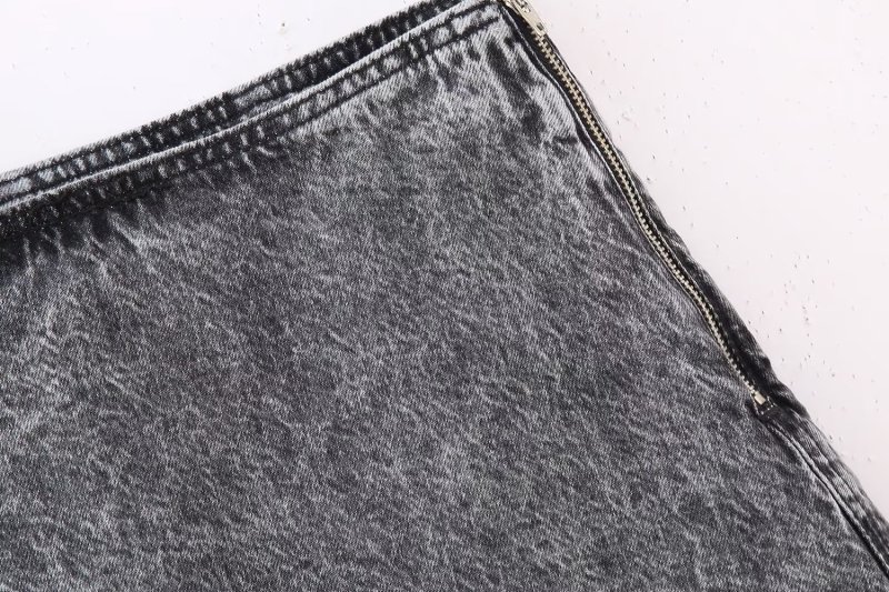 Old denim skirt for women