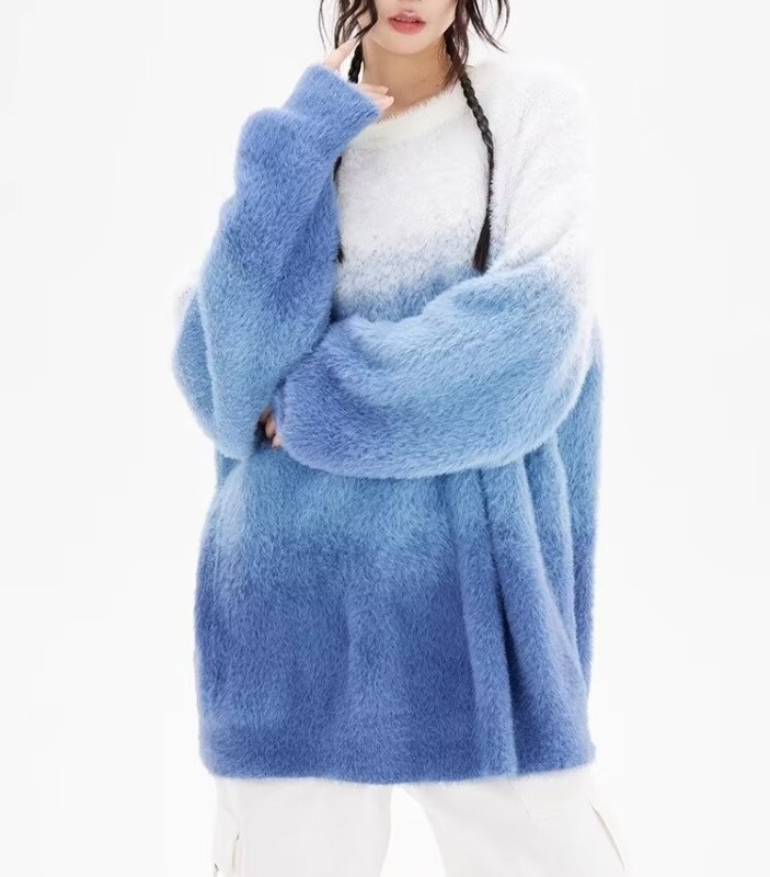 Mink plush soft and sticky sweater