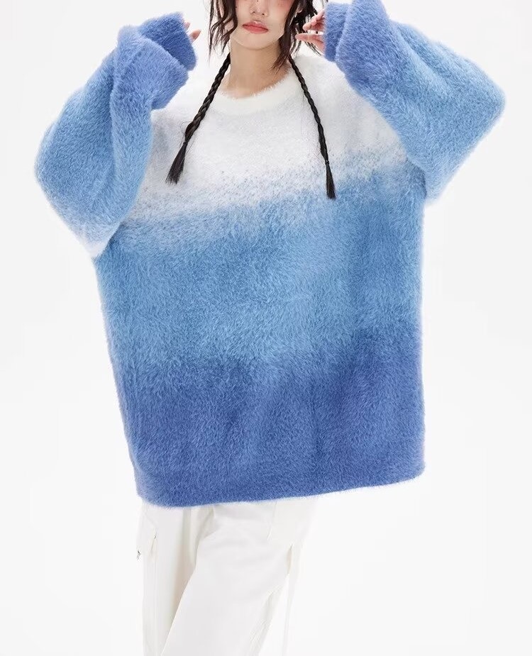 Mink plush soft and sticky sweater