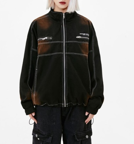 Retro trendy coat for women