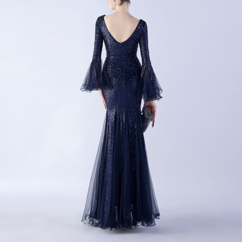 Fish Silk Wave Edge Mesh Wedding Dress