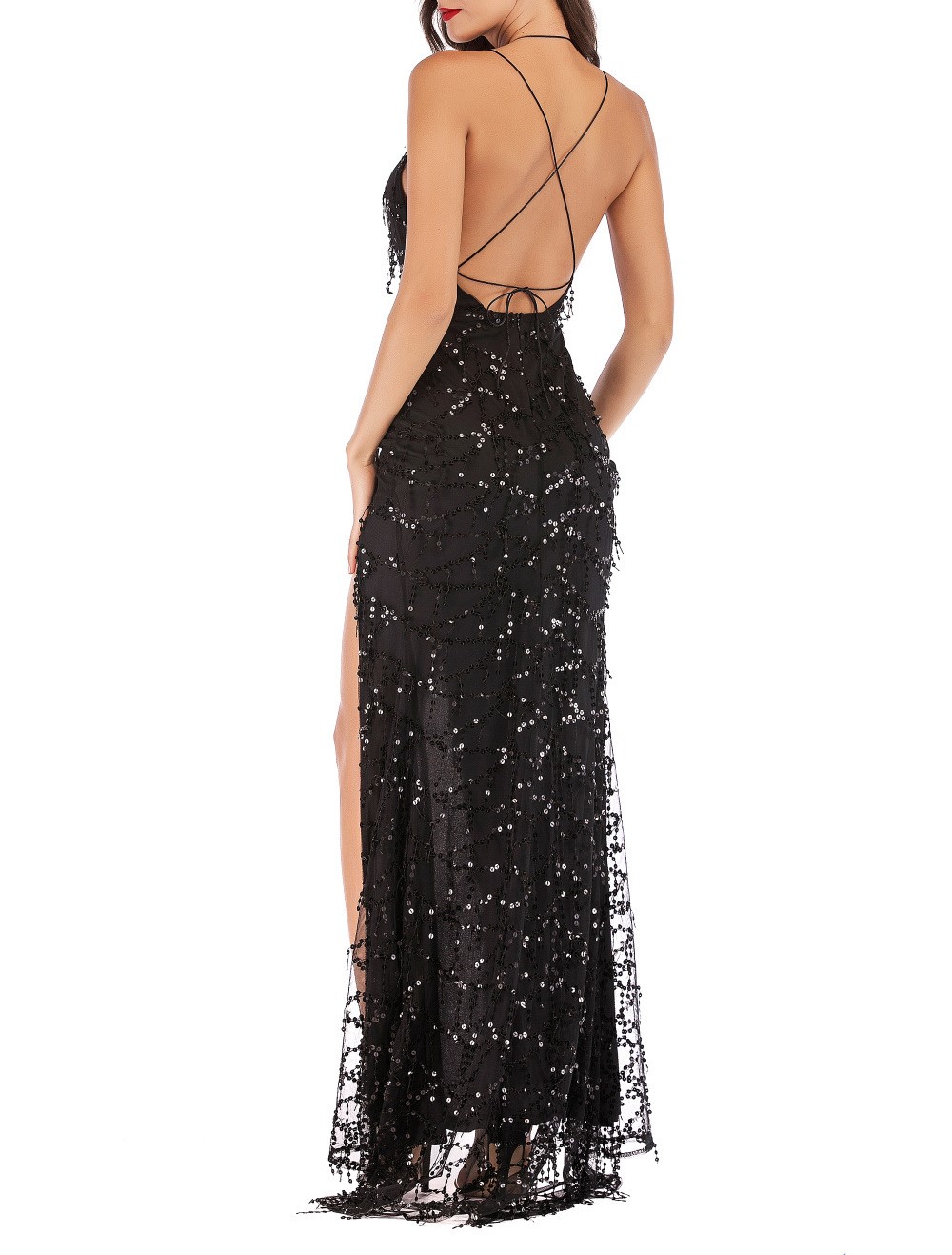 V-neck strap dress for summer