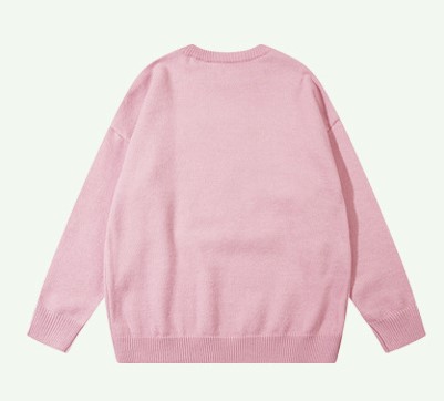 Cartoon autumn and winter couple knitted sweater