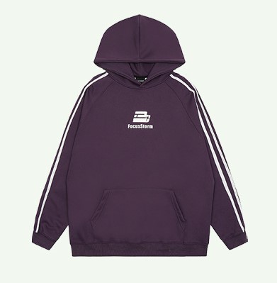 Couple hooded long sleeved knitted hoodie