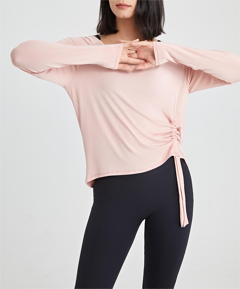 Autumn yoga sportswear long sleeved top