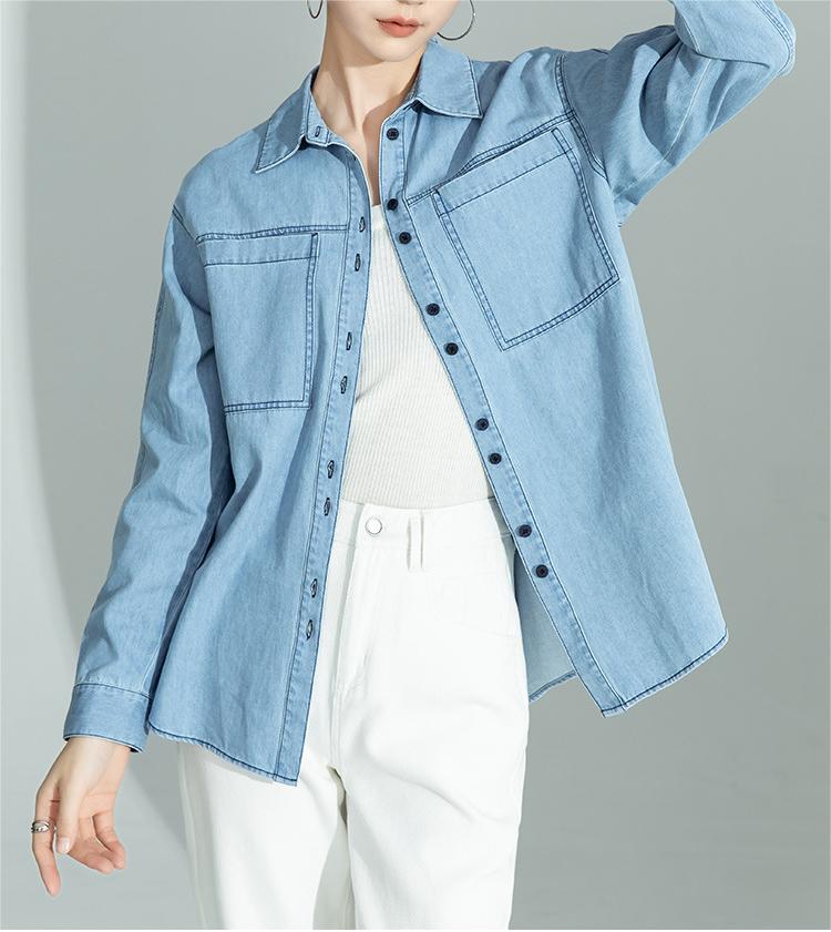Retro denim shirt