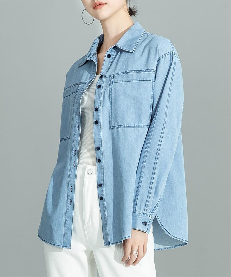 Retro denim shirt