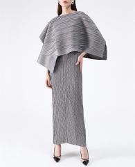Evening fashion pleated dress