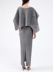 Evening fashion pleated dress