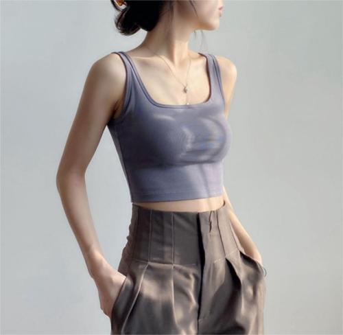 Wearing a camisole with a beautiful back top