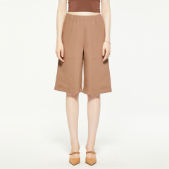 OEM elastic waist loose shorts