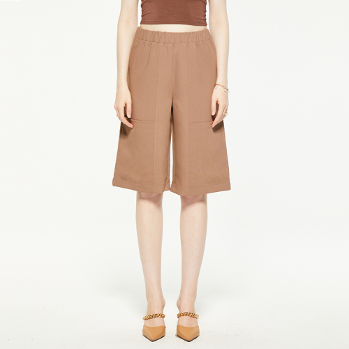 OEM elastic waist loose shorts