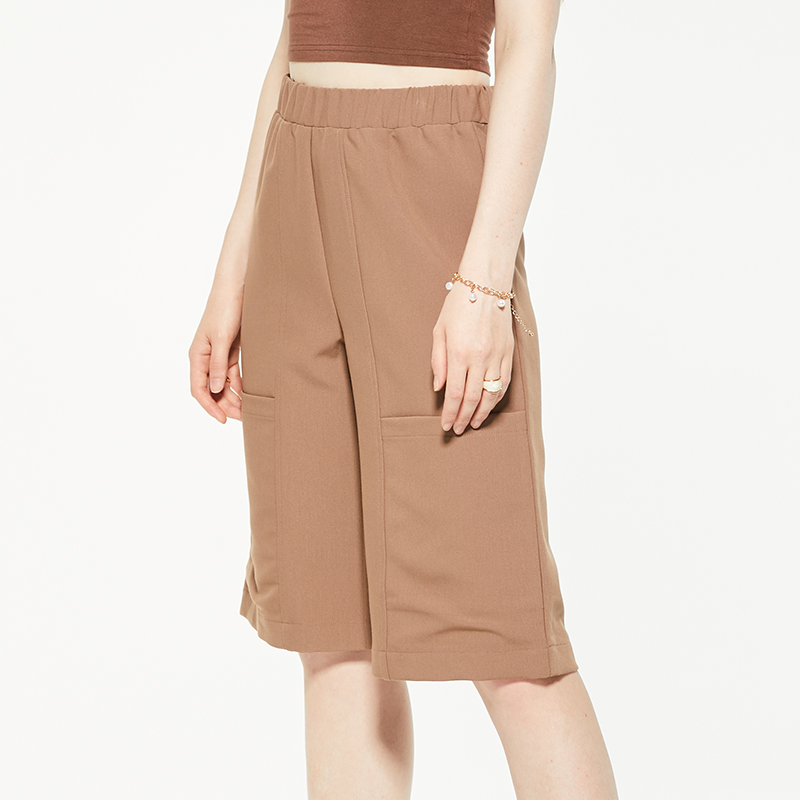 OEM elastic waist loose shorts