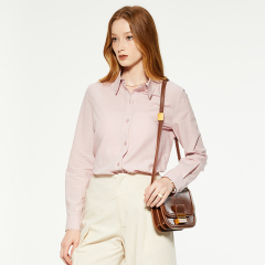 Formal pink long sleeve shirt