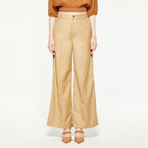 Vintage high waist pocket wide leg pants