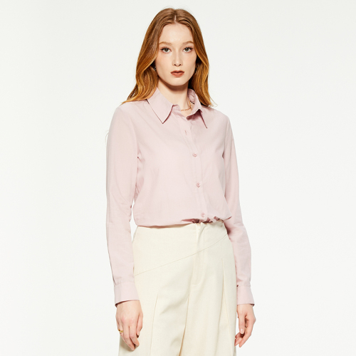 Formal pink long sleeve shirt