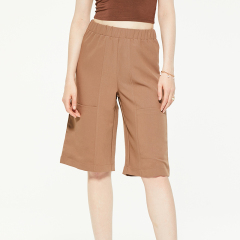 OEM elastic waist loose shorts