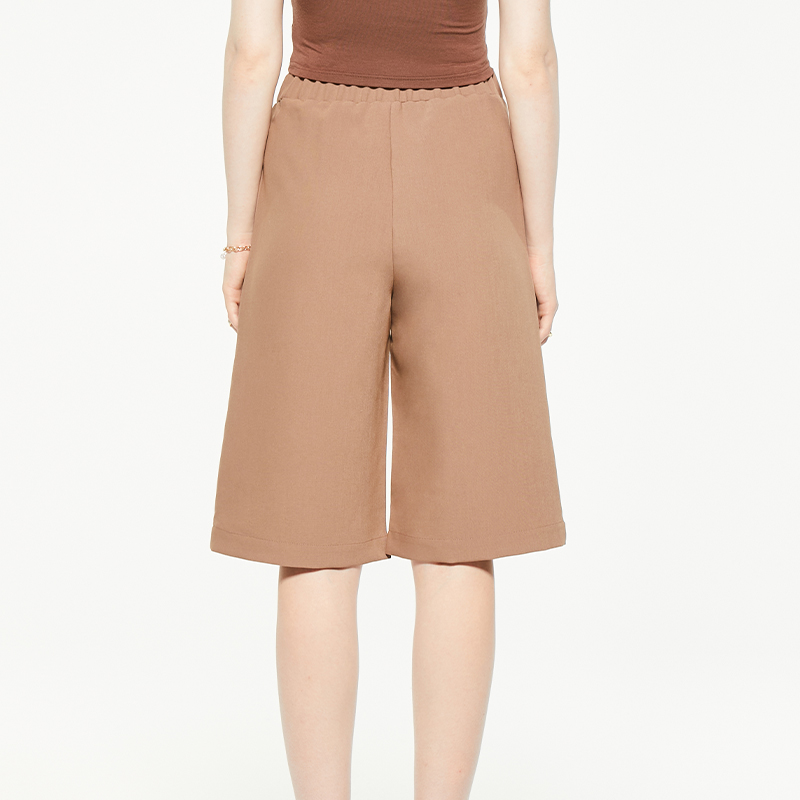 OEM elastic waist loose shorts