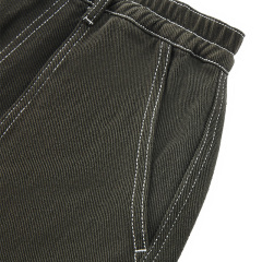 New design street black big pocket jeans